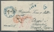 Bayern - Vorphilatelie: 1847, Incoming Mail. WÜRZBURG AUSLAGE, Roter Halbkreis Auf Komplettem Faltbr - Prephilately