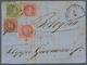 Bayern - Marken Und Briefe: 1858, 1 Kr Rosa Platte 1, Zwei Einzelwerte, Zusammen Mit 6 Kr Braun Und - Autres & Non Classés