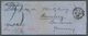 Bayern - Marken Und Briefe: 1867, Incoming Mail: "23" (Kr.), Blauer Taxstempel Von Aachen Auf Faltbr - Otros & Sin Clasificación