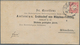 Bayern - Marken Und Briefe: 1884, 10 Pfg. Wappen Auf Vorgedruckter Faltbriefhülle Von DORFEN An "Sr. - Other & Unclassified