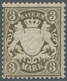 Bayern - Marken Und Briefe: 1911, "3 Und 5 Mk. Staatswappen Auf Papier Y", Postfrische Werte In Tade - Other & Unclassified