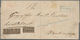 Braunschweig - Marken Und Briefe: 1857, 3/4 Und 2/4 Ggr Auf Faltbriefhülle Von ZORGE (blauer Ra2) Na - Braunschweig