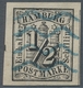 Hamburg - Marken Und Briefe: 1859, "½ Schilling Schwarz, Geschnitten", Besonders Farbfrischer Wert M - Hamburg