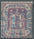 Hamburg - Marken Und Briefe: 1866, 1 1/4 S Grauviolett, Farbfrisch, Mit Dem Seltenen PLF "B" In Hamb - Hambourg