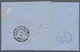 Hamburg - Stadtpostamt: 1866, "1 ¼ S. Graupurpur" Senkr. Paar Als Portorichtige MeF Mit Seltenem DKr - Hamburg