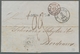 Hamburg - Thurn & Taxis'sches Postamt: 1848-1850, Zwei Markenlose Bordeaux-Briefe Mit Sauberen Thurn - Hamburg