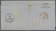 Hamburg - Stempel: HMRFST A. HMBRG, 1870, Sehr Seltener, Glasklarer Einkreisstempel Auf Schiffsbrief - Hamburg