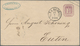 Hamburg - Ganzsachen: 1866, Zwei GA-Umschläge 1¼ S In Beiden Farben Rötlichviolett (Kabinett) Und Bl - Hambourg