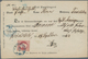 Hannover - Marken Und Briefe: 1863, 1 Groschen Karmin Als Gebührenmarke Auf Rückschein Aus Moringen - Hanovre