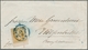Hannover - Marken Und Briefe: 1859, König Georg V 3 Groschen Gelb Vom Unterrand Oben Angeschnitten, - Hanovre