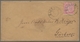 Delcampe - Mecklenburg-Schwerin - Nachverwendete Stempel: 1868-1869, Ein Brief Mit Einer Durchstochenen Und 2 B - Mecklenbourg-Schwerin