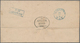 Oldenburg - Marken Und Briefe: 1862, 1/2 Gr Orange Im Waager. Paar Mit Gutem Durchstich Klar Entwert - Oldenbourg
