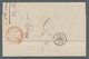Delcampe - Preußen - Transitstempel: 1860-1867, Reizvolle Partie Von Vier Markenlosen Auslands-Briefen (mit Inh - Other & Unclassified