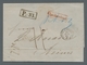 Delcampe - Preußen - Transitstempel: 1860-1867, Reizvolle Partie Von Vier Markenlosen Auslands-Briefen (mit Inh - Otros & Sin Clasificación