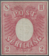 Schleswig-Holstein - Marken Und Briefe: 2 S. Rosa Mit Doppelter Wappenprägung, Klar Erkennbar Nach R - Sonstige & Ohne Zuordnung