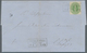 Schleswig-Holstein - Marken Und Briefe: 1865 1/2 S Grün Farbfrischer Wert, Als EF Auf Kplt. Brief. S - Andere & Zonder Classificatie