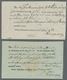Schleswig-Holstein - Ortsstempel: HUSUM 1793-1900 (ca.), Zusammenstellung Von Ca. 40 Belegen In Meis - Autres & Non Classés