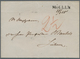 Schleswig-Holstein - Ortsstempel: MÖLLN 1855 Möllen, Handschriftliches Datum 28/2/55, Hb Nr.10 Auf B - Sonstige & Ohne Zuordnung