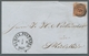 Schleswig-Holstein - Stempel Auf Dänemark: 1857 DAMPSK.POST-SPED Nr.3 Auf Kplt Brief Mit DK Nr.4 (an - Otros & Sin Clasificación