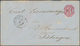 Württemberg - Stempel: HAUBERSBRONN: 1863, GA-Umschlag 3 Kr. (geringe Alterungsspuren), Portgerecht - Otros & Sin Clasificación