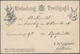 Württemberg - Besonderheiten: 1893 Dienstpostkarte Des Königlichen Hofjagdamtes Mit "Einladung Zur T - Altri & Non Classificati