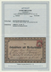 Deutsches Reich - Brustschild: 1872: 1 Gr Karmin, Kleiner Schild, Auf Gedrucktem Taufpatenzierbrief - Ungebraucht