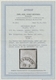 Deutsches Reich - Brustschild: 1872, "½ Gr. Großer Schild Mit PLF I B", Farbfrischer Wert Mit Sehr G - Neufs