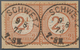 Deutsches Reich - Brustschild: 1874, 2 1/2 Gr. Perfektes Waagerechtes Zentriertes Luxuspaar, Glaskla - Nuevos