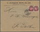 Deutsches Reich - Germania: 1900, Germania 10 Pfennig Zweimal Auf Auslands-Briefhülle Aus Berlin Mit - Sonstige & Ohne Zuordnung