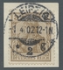 Deutsches Reich - Germania: 1902, "3 Pfg. Germania Ohne WZ. Mit PLF I", Einmal Auf Briefstück Und Ei - Sonstige & Ohne Zuordnung