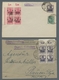 Deutsches Reich - Inflation: 1919, "Kriegsbeschädigte", Kleine Zusammenstellung Von Vier Ersttagsbel - Briefe U. Dokumente