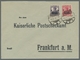 Deutsches Reich - Inflation: 1919, "Kriegbeschädigtenhilfe" Komplett Auf Portorichtigem FDC LAMPERTH - Storia Postale