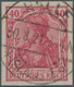 Deutsches Reich - Inflation: 1920, 40 Pf Lebhaftrotkarmin Germania, Ungezähnt, Allseits Breitrandig - Lettres & Documents