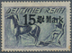 Deutsches Reich - Inflation: 1922: '15 * Mark' - Schwarzer Aufdruck Auf 20 Mk. Pflüger, Aufdruck-Ess - Lettres & Documents
