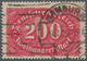 Deutsches Reich - Inflation: 1922, 200 M. Karminrot, Wz.2 (Waffeln), Abart "KOMPLETTER DOPPELDRUCK", - Cartas & Documentos