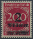 Deutsches Reich - Inflation: 1923, 2 Mio Auf 200 Mk Lilarot "Königsberg Fehldruck", Ungebraucht Mit - Lettres & Documents