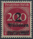 Deutsches Reich - Inflation: 1923, 2 Mio Auf 200 Mk Lilarot "Königsberg Fehldruck", Ungebraucht Mit - Covers & Documents