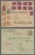 Delcampe - Deutsches Reich - Inflation: 1923, "Korbdeckelmuster", Zusammenstellung Von Ersttagsbriefen In Guter - Briefe U. Dokumente