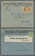 Delcampe - Deutsches Reich - Inflation: 1923, "Korbdeckelmuster", Zusammenstellung Von Ersttagsbriefen In Guter - Lettres & Documents