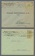 Deutsches Reich - Inflation: 1923, "Korbdeckelmuster", Fünf Bedarfs-Ersttagsbriefe In Guter Erhaltun - Covers & Documents
