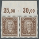 Deutsches Reich - Weimar: 1926, "Berühmte Deutsche", Elr Werte Je Als Waag. Paare In Postfrischer Er - Unused Stamps