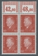 Deutsches Reich - Weimar: 1828, "45 Bis 60 Pfg. Reichspräsidenten", Postfrische Oberrandviererblocks - Unused Stamps
