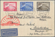 Deutsches Reich - Weimar: 1931. Polarfahrt. Kpl. Satz Auf Luxus-Zeppelinbrief Der Polarfahrt 1931 Mi - Unused Stamps