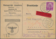 Deutsches Reich - 3. Reich: 1934, 6 Pf U. 80 Pf Hindenburg, Portogerechte MiF Auf Postkarte Per Eilb - Sonstige & Ohne Zuordnung