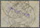 Deutsches Reich - Dienst-Kontrollaufdrucke: 1923, Freimarke 2000 Mark Mit Violettem Aufdruck "Dienst - Oficial