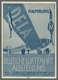 Deutsches Reich - Halbamtliche Flugmarken: 1933, Dela-Marke 30 Pfg. Rot Auf Sonder-Ausstellungkarte - Luft- Und Zeppelinpost