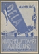 Deutsches Reich - Halbamtliche Flugmarken: 1933, "30 Pfg. Ballonmarke In Allen Drei Farben Je Mit PL - Correo Aéreo & Zeppelin