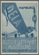 Deutsches Reich - Halbamtliche Flugmarken: 1933, "30 Pfg. Schwarz Auf Hellultramarin", Sauber Gestem - Luft- Und Zeppelinpost