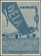 Deutsches Reich - Halbamtliche Flugmarken: 1933, "30 Pfg. Schwarz Auf Hellultramarin Mit PLF I", Sau - Airmail & Zeppelin