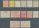 Deutsche Post In China: 1901, 3 Pf Bis 5 Mark Aufdruckwerte Komplett Gestempelt, Teils Signiert, Mi - Chine (bureaux)